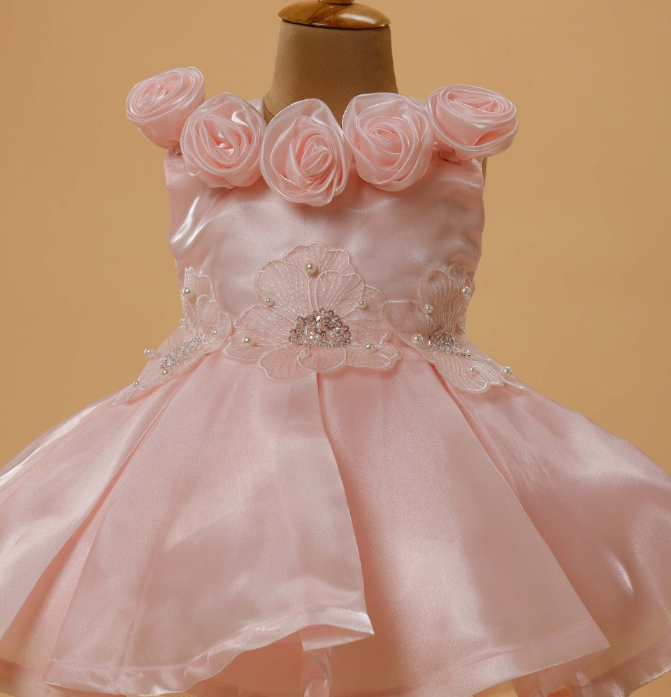 Rose Tissue Frock