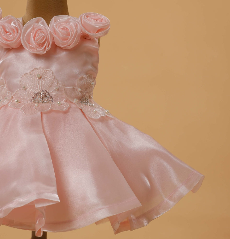 Rose Tissue Frock